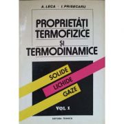 Proprietăți termofizice și termodinamice solide, lichide, gaze ( Vol. 1 )