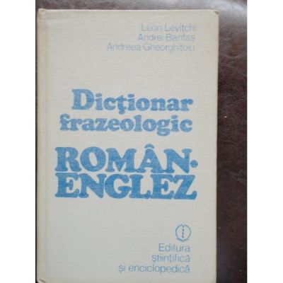 Dicționar frazeologic român-englez