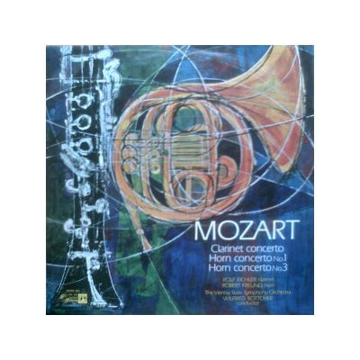 MOZART: Klarinettenkonzert * Hornkonzert Nr. 1 & 3 ( vinil )