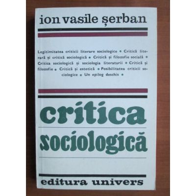 Critica sociologică